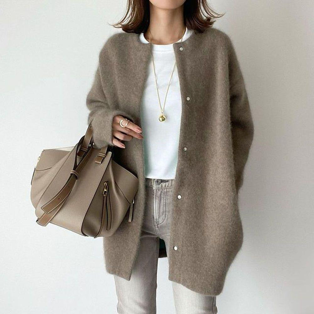 Women's Long Knitted Cardigan