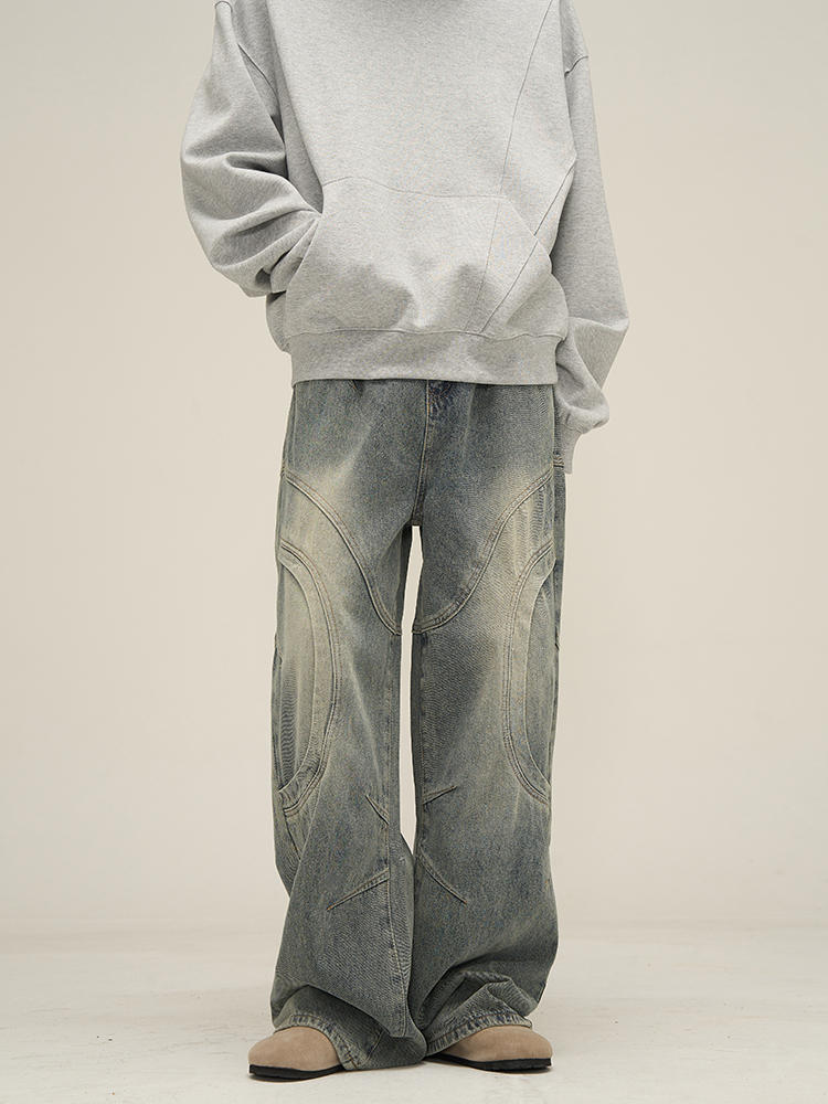 Men's Straight Leg Denim Jeans