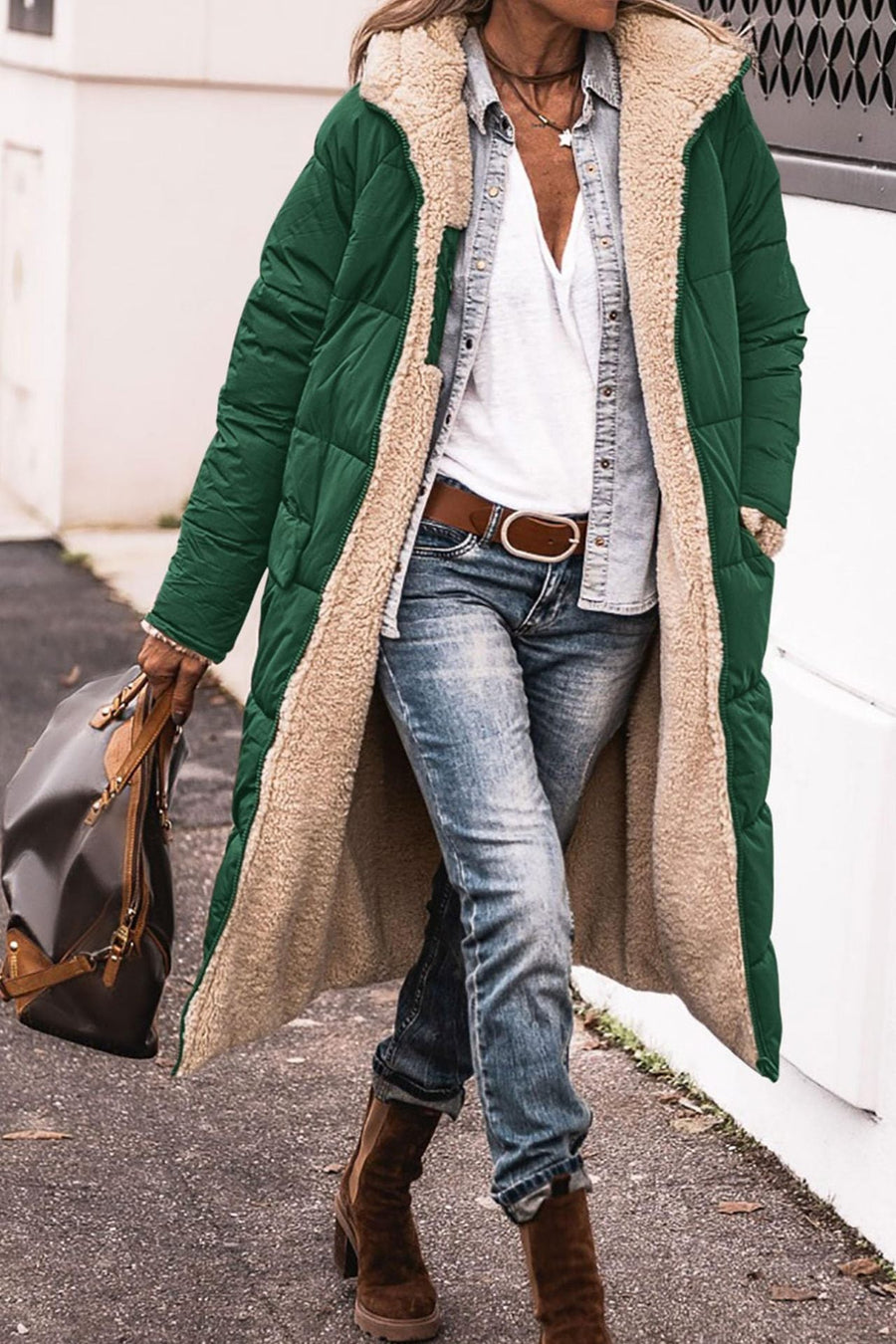 Women's Hooded Long Winter Coat