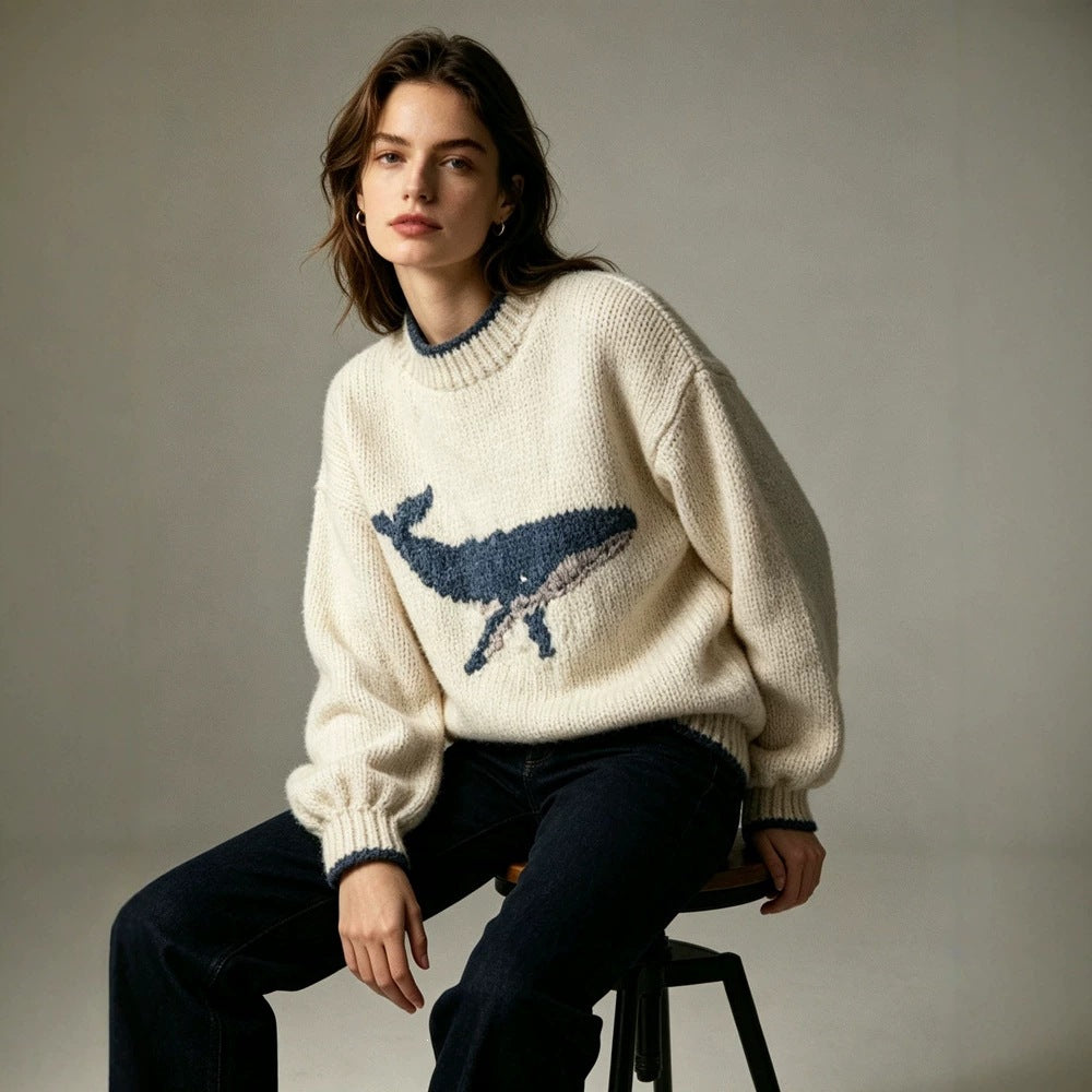 Women’s Jacquard Pullover Sweater