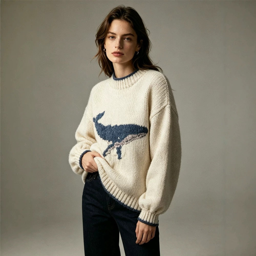Women’s Jacquard Pullover Sweater
