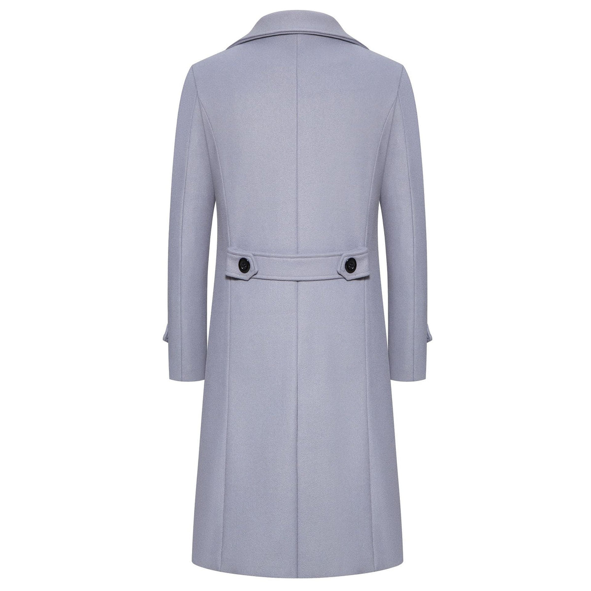 Men's Woolen Double Breasted Trench Coat