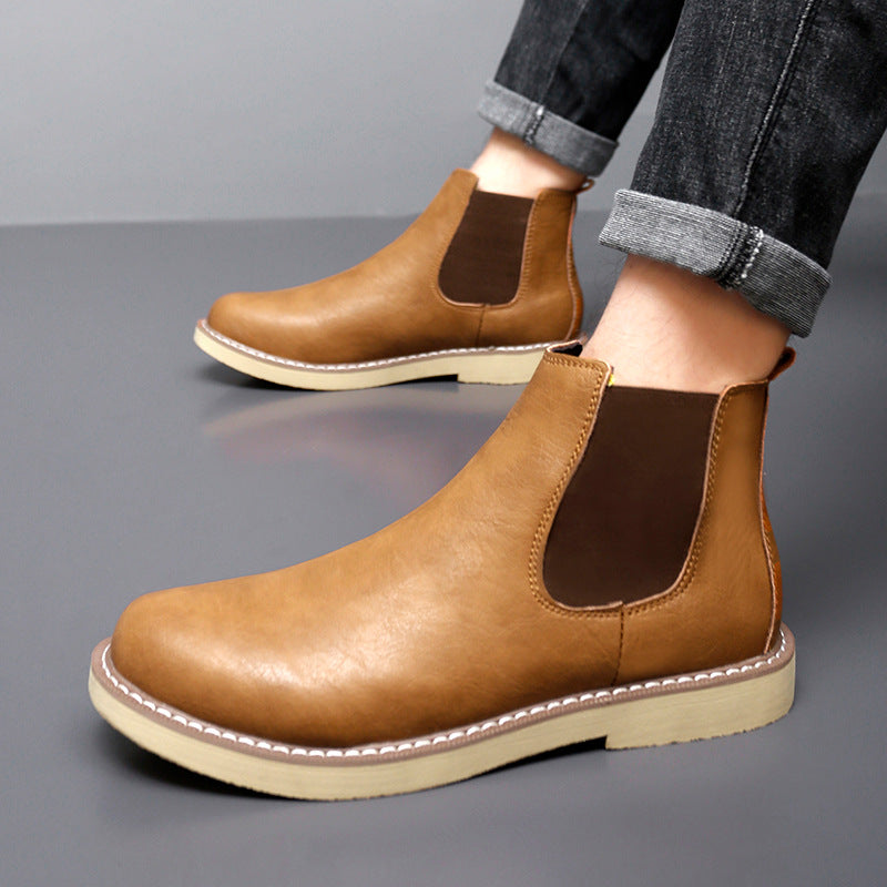 Men's High-Top Chelsea Boots