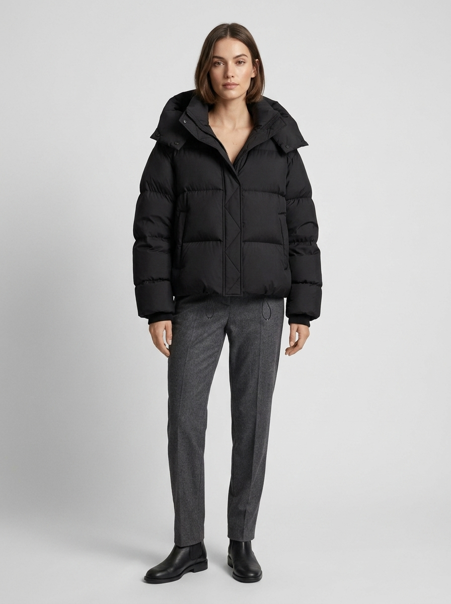 Women's Oversized Hooded Puffer Jacket