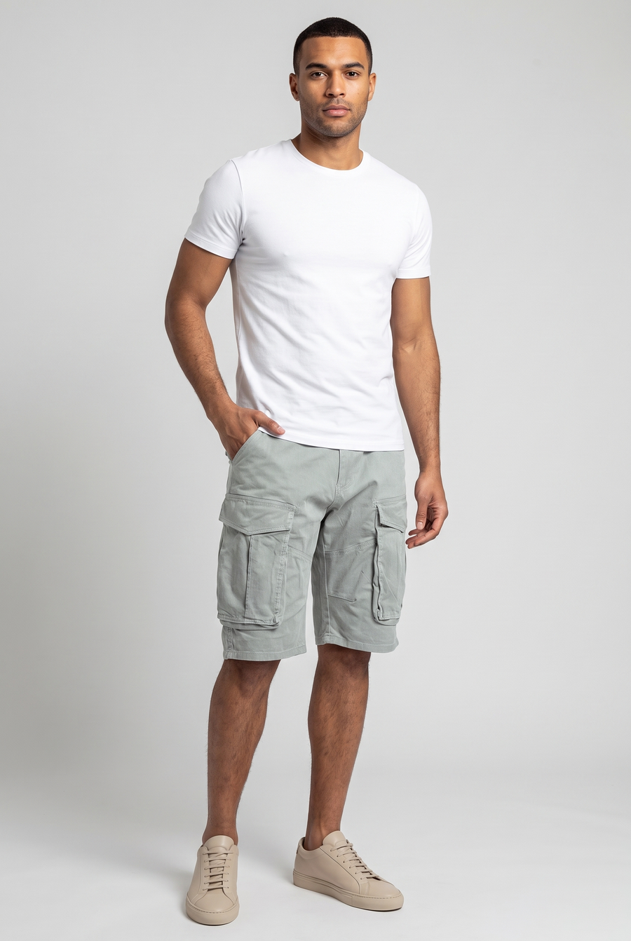 Men's Cargo Shorts - Casual Loose Fit for Outdoor Activities