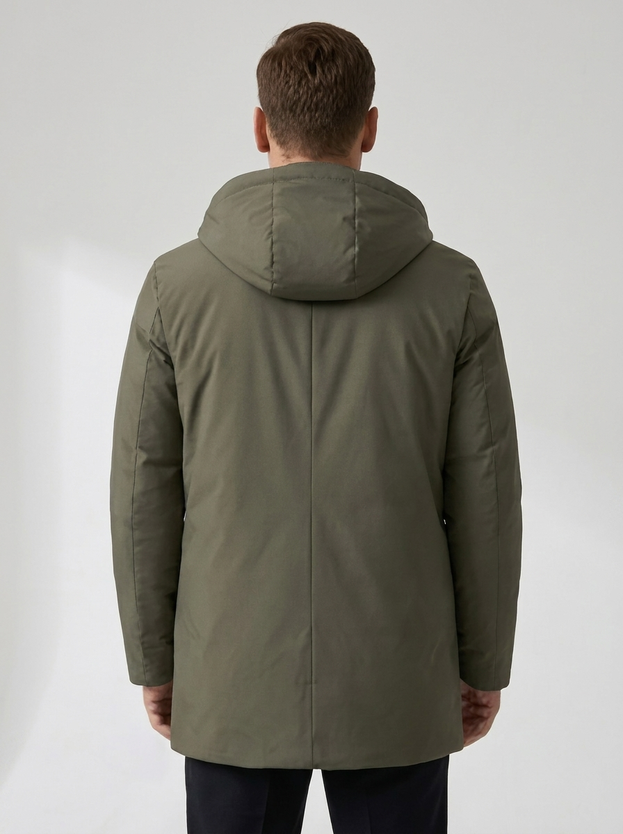 Men's Parka Jacket – Water-Repellent Design for Stylish Cold Weather Protection