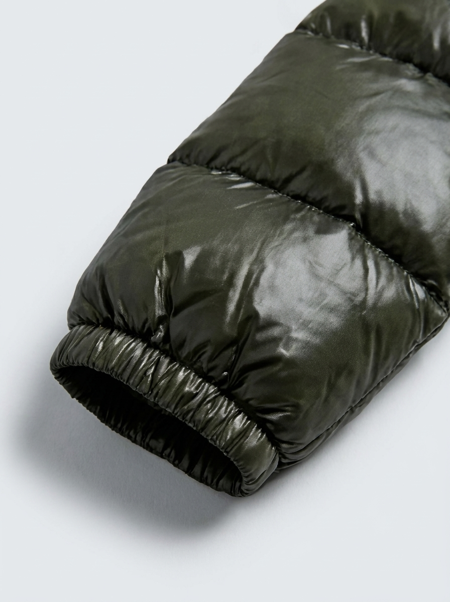 Men's Hooded Puffer Jacket - Casual Winter Coat for Cold Weather
