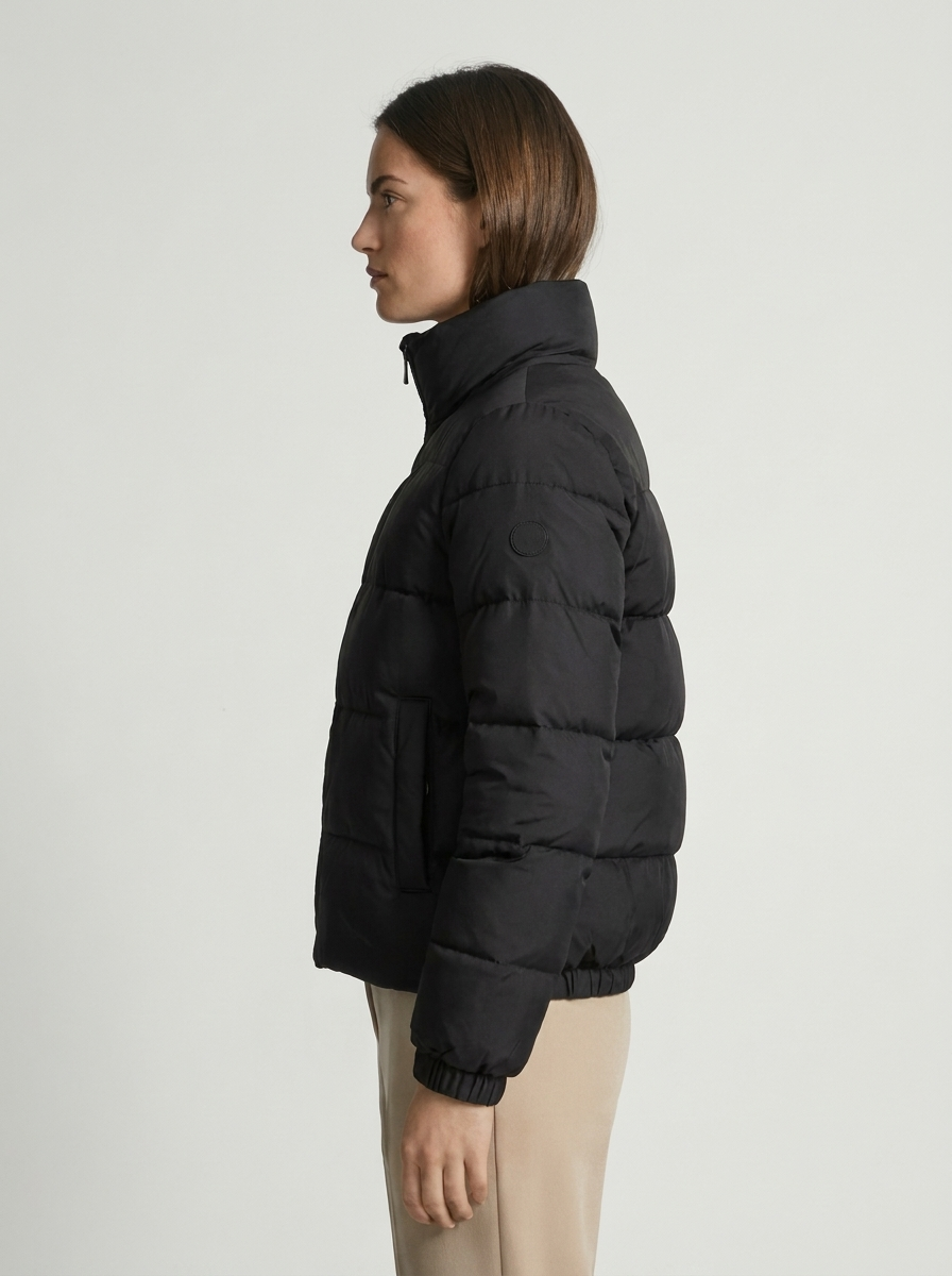 Women's Puffer Jacket - Short Winter Coat