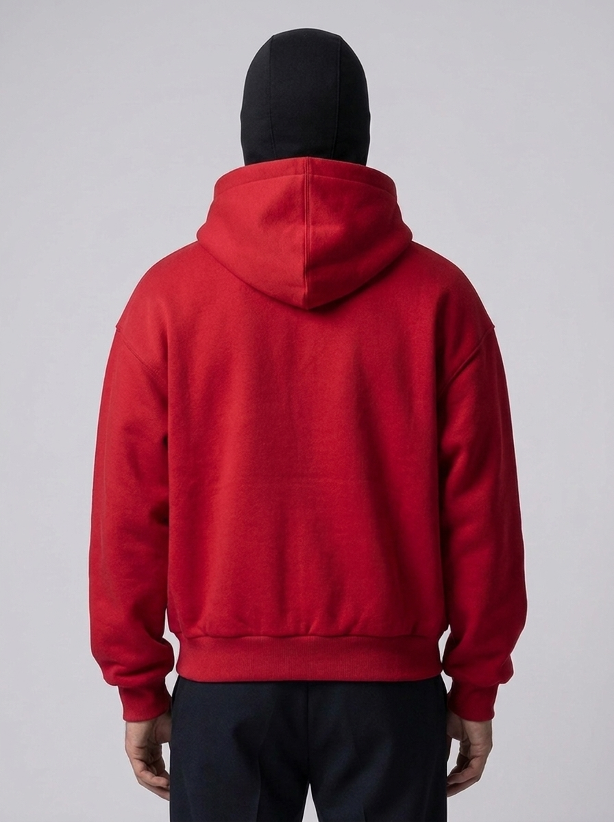 Zipped Hoodie with Built-In Balaclava